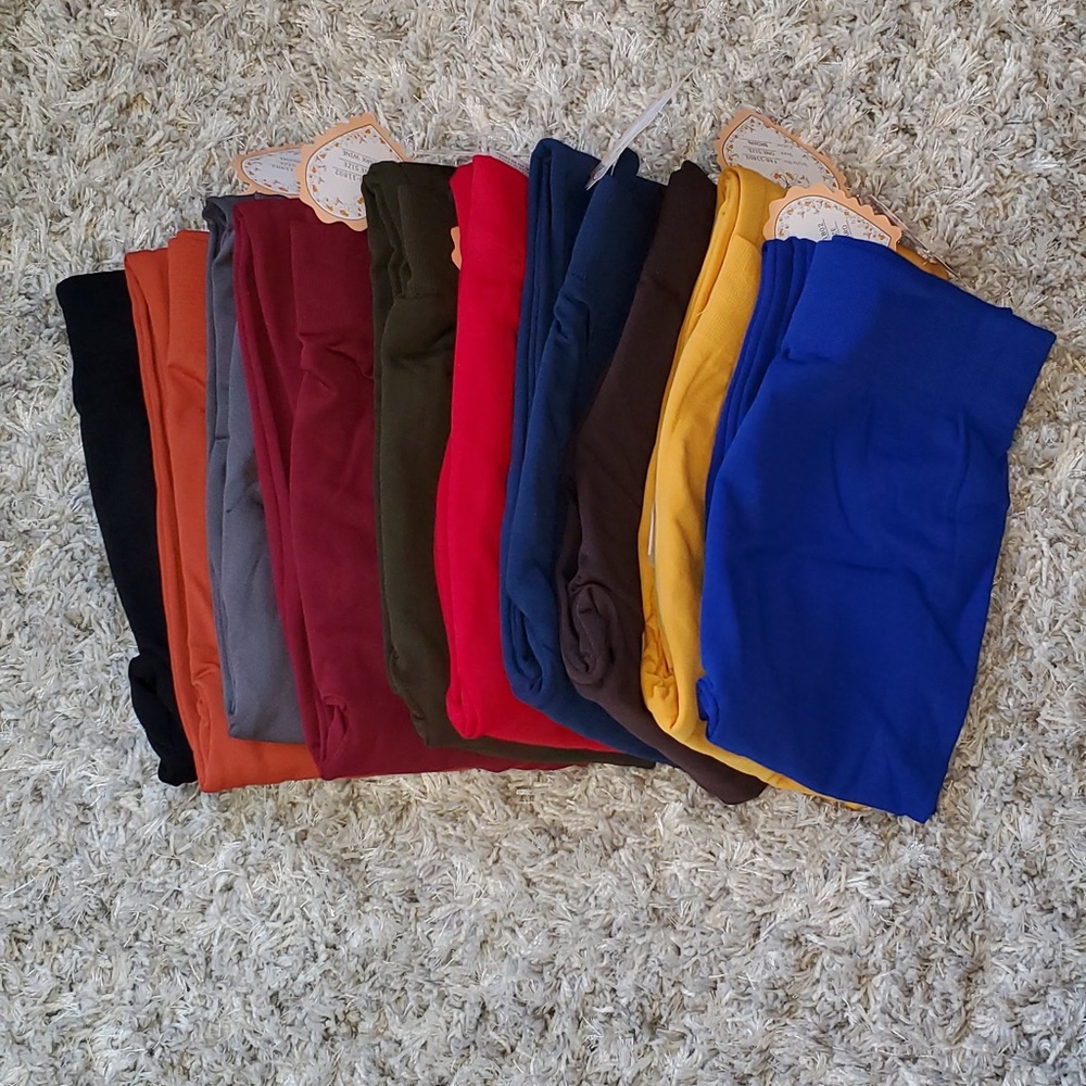 Black fleece lined leggings - Picture 6 of 8